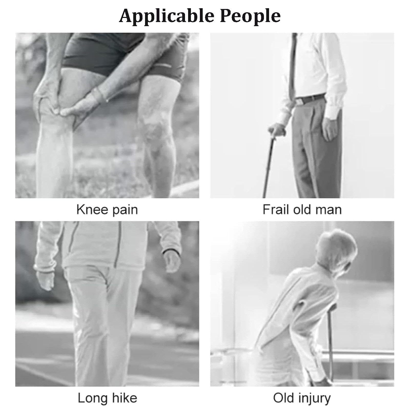 Bionic Body Power Walking Aids, sprzęt do rehabilitacji kończyn dolnych po udarze, chodzenie oszczędza ponad 50% wysiłku, pomoc w chodzeniu dla pieszych wędrówek/podróży/wspinaczki górskiej