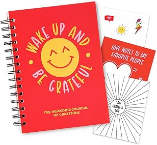 Girls Gratitude Journal for Kids, Teens - 100 Page Diary With Writing Prompts. Affirmation Journal Includes Stickers & Unique Gratitude Poster. Gifts Ideas for 10 11 12 Teenage. Stuff for Teens