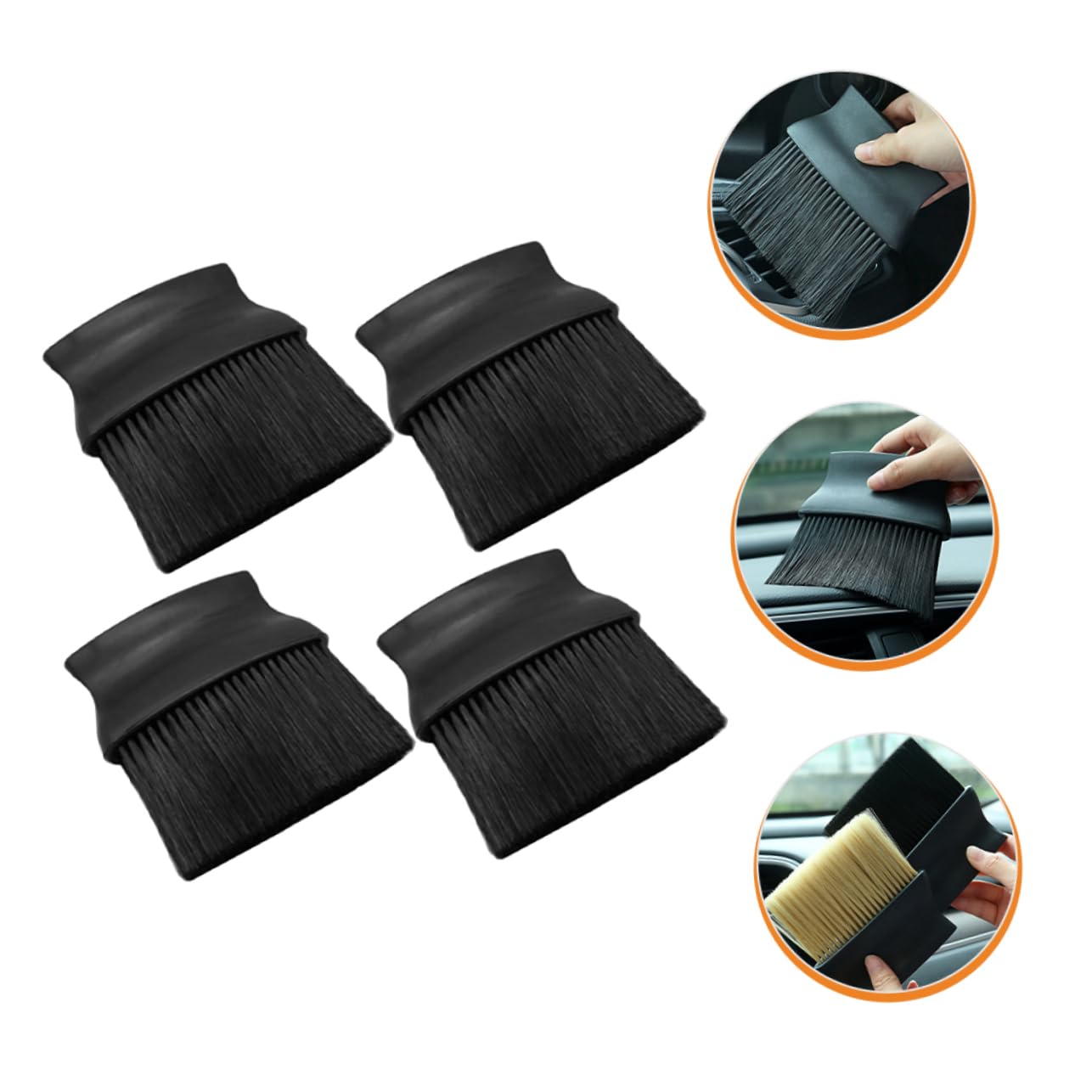 FRCOLOR 20piezas Cepillo De Limpieza para Asientos De Coche y Ventilación Kit De Detalle Interior Herramienta De Limpieza y Eficaz para Automóviles