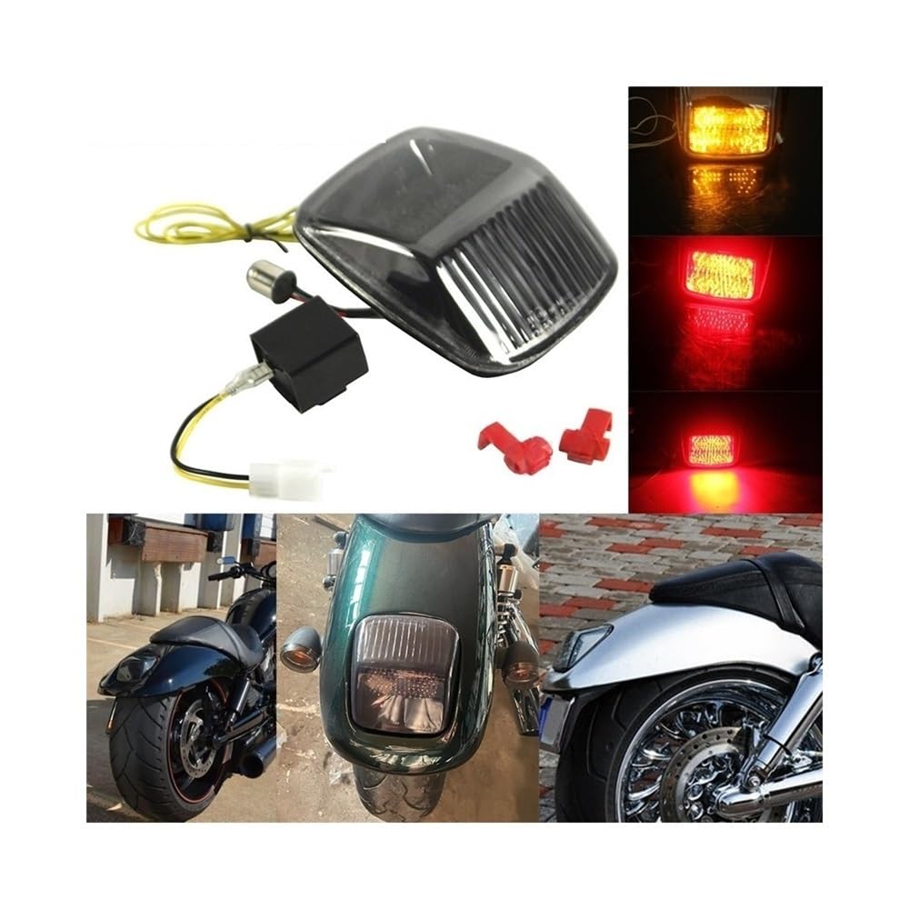 Luce posteriore moto Fanale posteriore multi-LED per moto, indicatori di direzione integrati per Deuce All Year V-ROD V Rod 2002-2011 VRSCA VRSCX