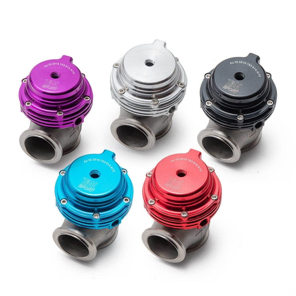 VáLvulas De Escape 38 mm V-Band Turbo Manifold Performance Estilo compacto Wastegate externo(Purple)