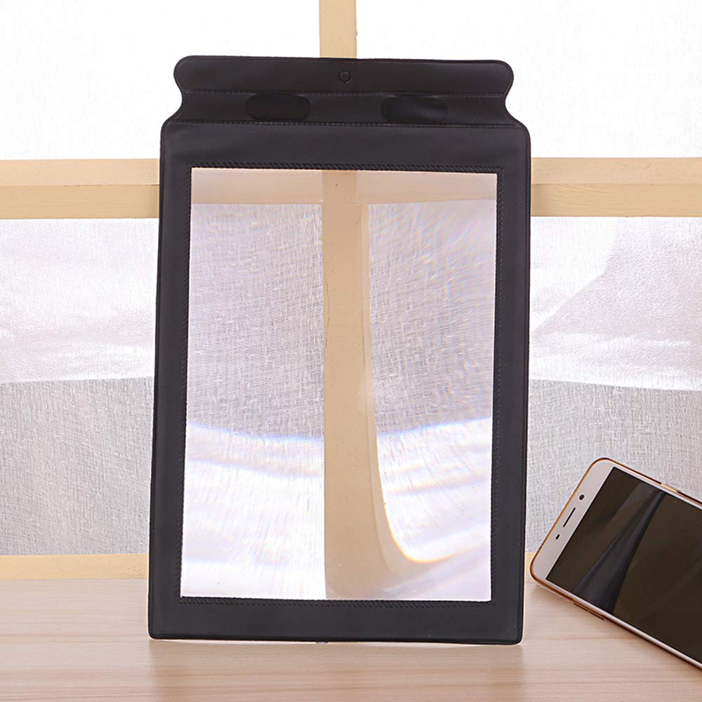 Lente D'ingrandimento A4 Con Luce, In PVC Flessibile, Grande 31.5x19.5cm, Per Leggere Libri, Mappe, Menu