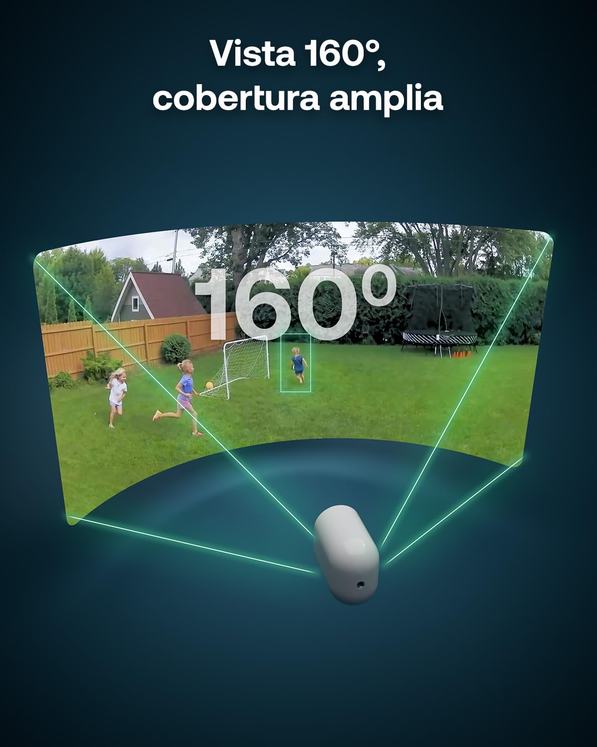Arlo Pro 6, Cámara de Vigilancia Exterior WiFi 2K+ HDR, Reconocimiento y detección de IA, Visión Nocturna Color, Audio bidireccional, Funciona con Alexa, Prueba Arlo Secure incluida, 1 Cámara