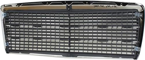 Miniatura 6 de Para Mercedes-Benz 190E Grille Assembly 1984-1993  Carcasa cromadainserto imprimado  con 11 molduras  Chasis  Plástico  MB1200103  2018800783