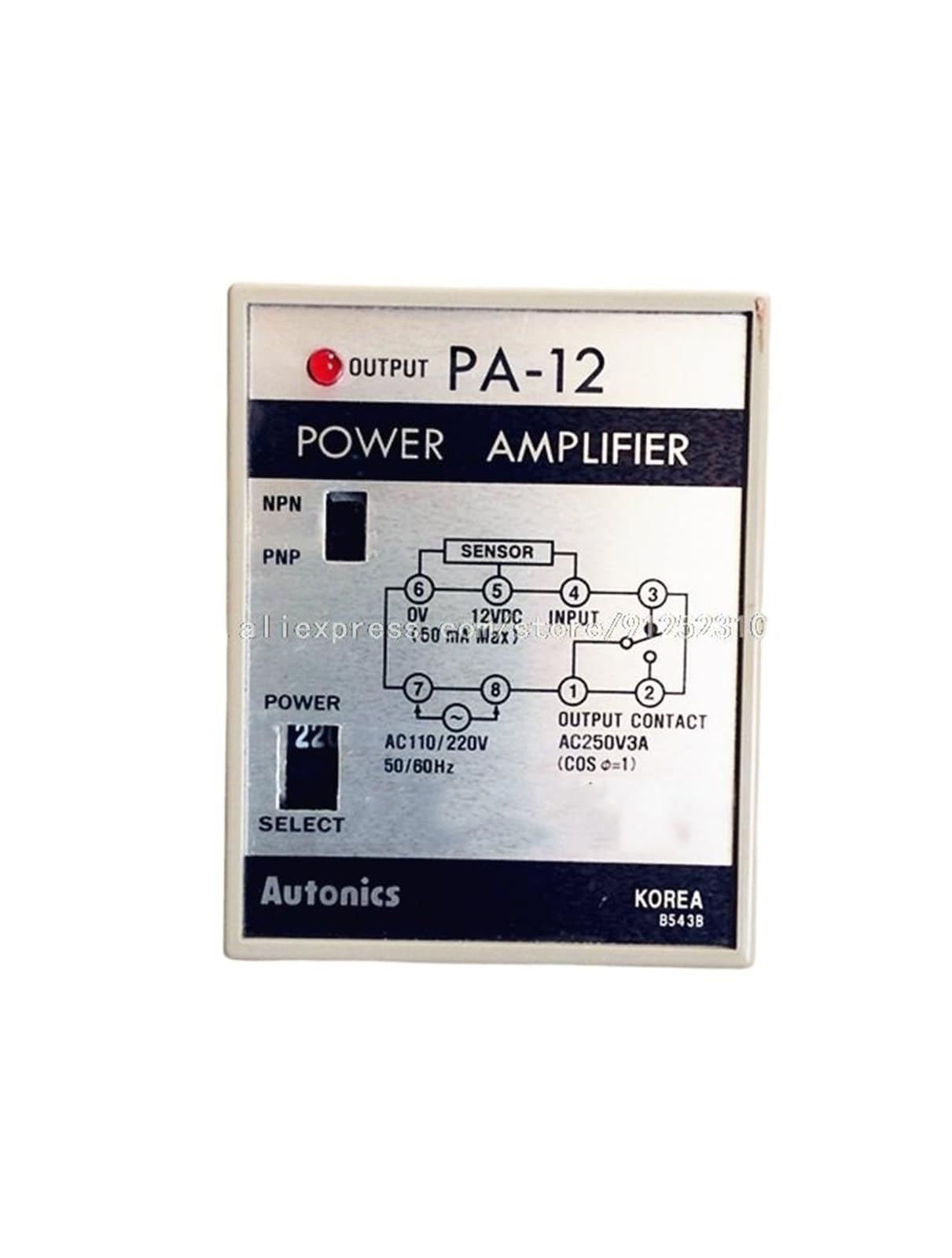Autonics Sensor Controller PA-12 résout les chutes de tension des capteurs