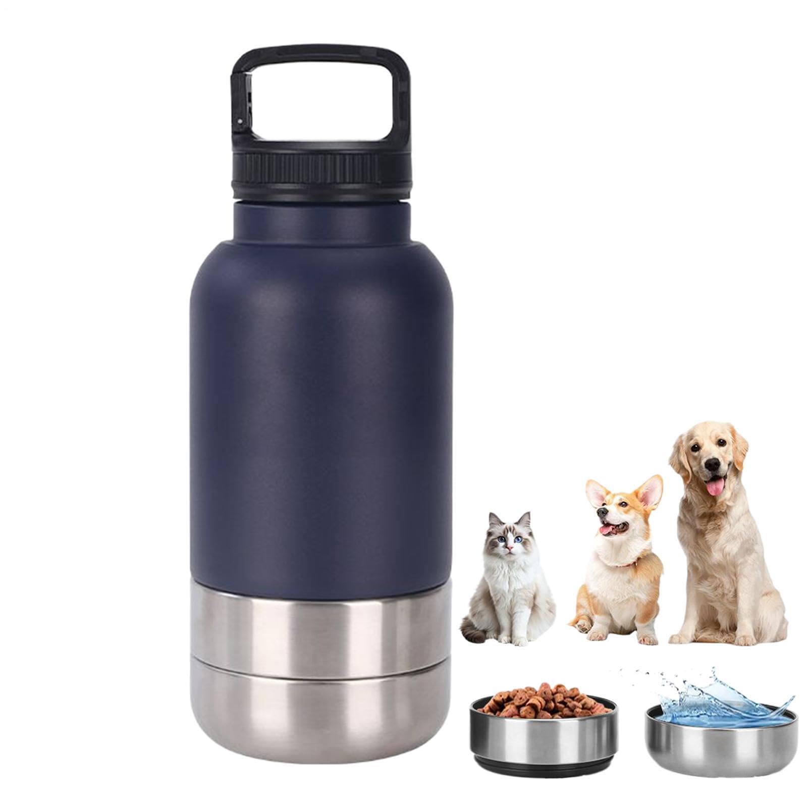 Borraccia Da Viaggio Cani Contenitore Cibo 1520 ml Animali | Borraccia Antigoccia Cuccioli Da Outdoor Campeggio Escursionismo Picnic Passeggiate Viaggio Appartamento Dormitorio