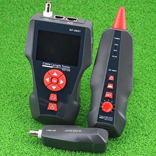 Image of NF-8601 Multi-Functional Network Cable Tester LCD Cable Length Test Tracker Breakpoint Tester English Version