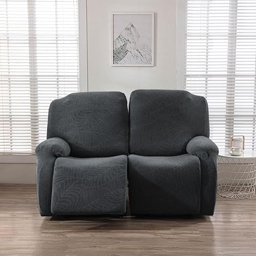 Miniatura 3 de vctops Repelente al agua, 6 piezas, funda de sofá reclinable para sofá biplaza reclinable, tela jacquard elástica, suave, protector de muebles