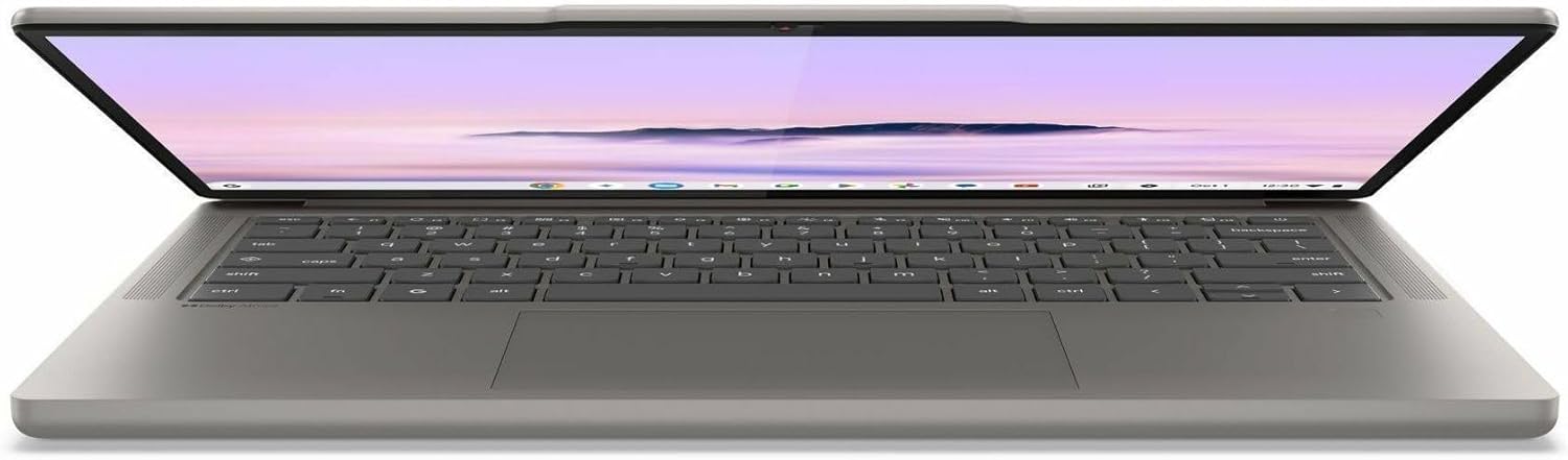 Lenovo Chrome 14M9610 83MY0000US 14" Touchscreen Chromebook - WUXGA - Octa-core (ARM Cortex X925 + Cortex X4) - 16 GB - 256 GB Flash Memory - English Keyboard - Seashell - MediaTek Kompanio Ultra 910