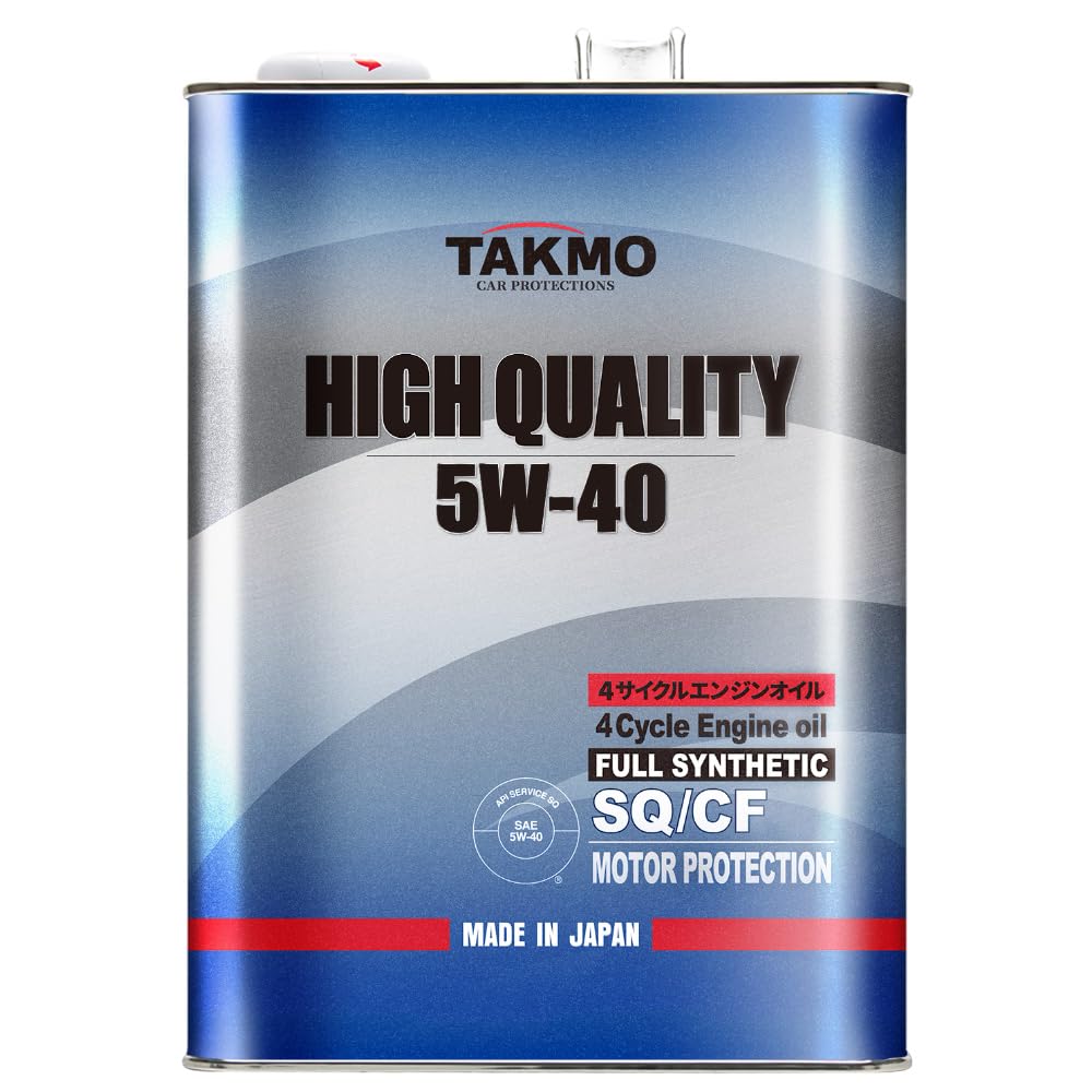 Amazon.co.jp: TAKMO(旧TAKUMIモーターオイル) エンジンオイル 5W-40