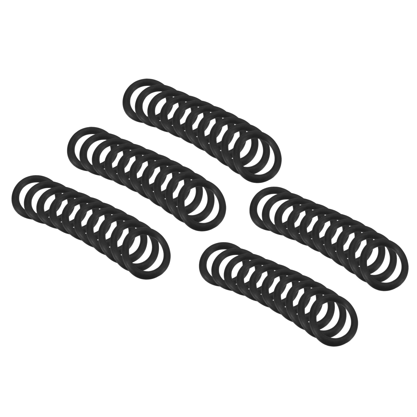 QUARKZMAN 54mm X 50mm X 2mm Nitrile Caoutchouc Joints Toriques X 10 Pièces Rond Joint Rondelle Pour Robinet Plomberie Réparation Étanchéité Connexion [ Noir