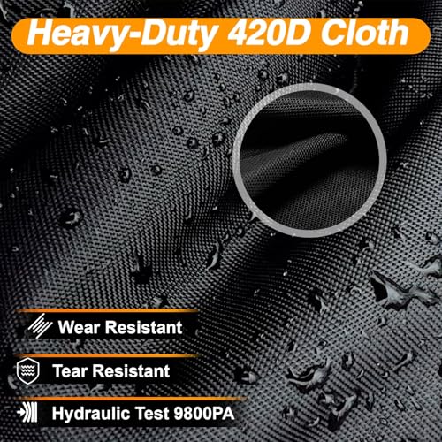 Image of EVRBUL Treadmill Cover Heavy Duty Waterproof Dustproof Running Machine Cover Home Gym Exercise Workout Equipment Protective with Air Vents Reflective Strip Drawstring