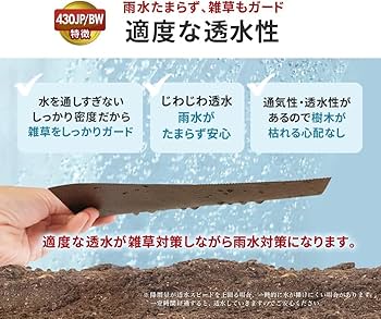 Amazon | [NITTO SEKKO] GreenArts 防草シート 1m×50m (430JP