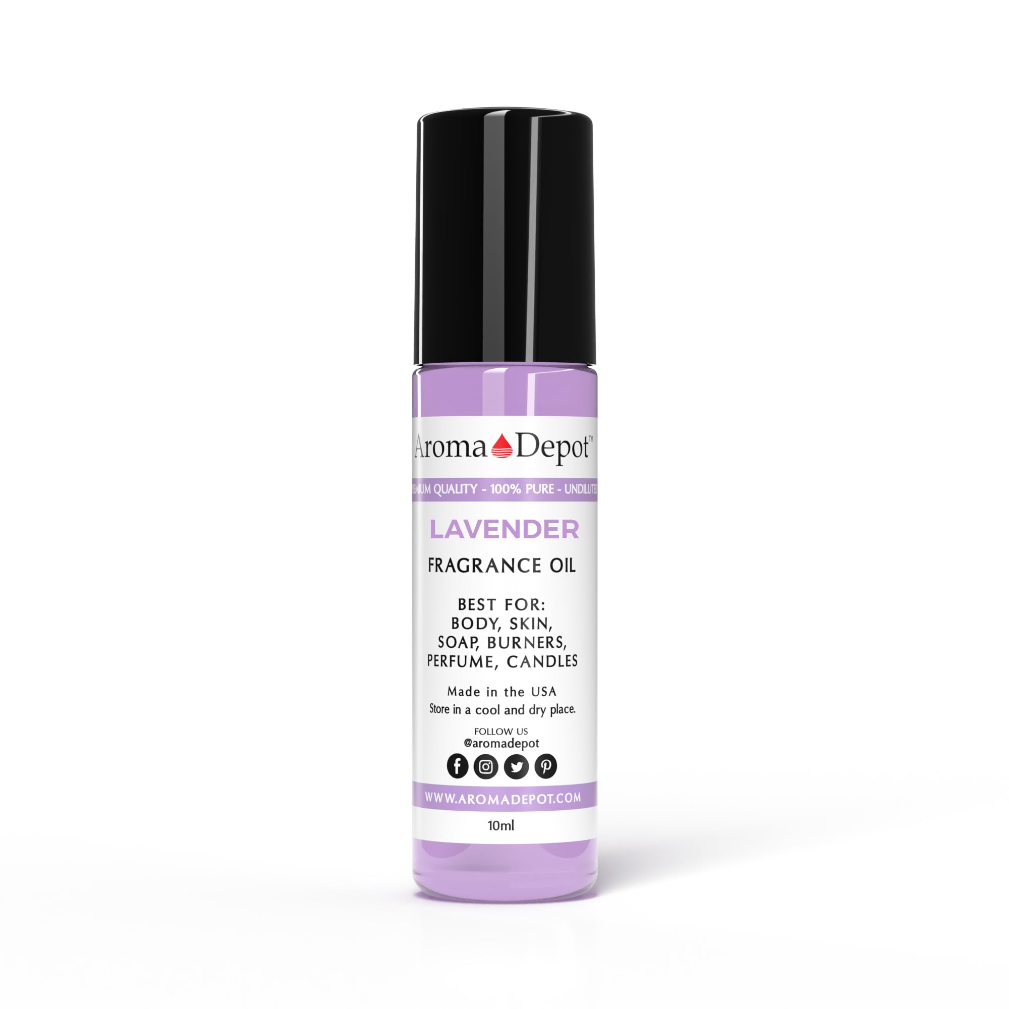 Lavender 10ml. / .033 fl. oz. Roll-On Perfume I Skin Oil I Our Interpretation Premium Quality I Uncut I Fragrance Oil I Skin Safe I Add Aroma to Your DIY Projects