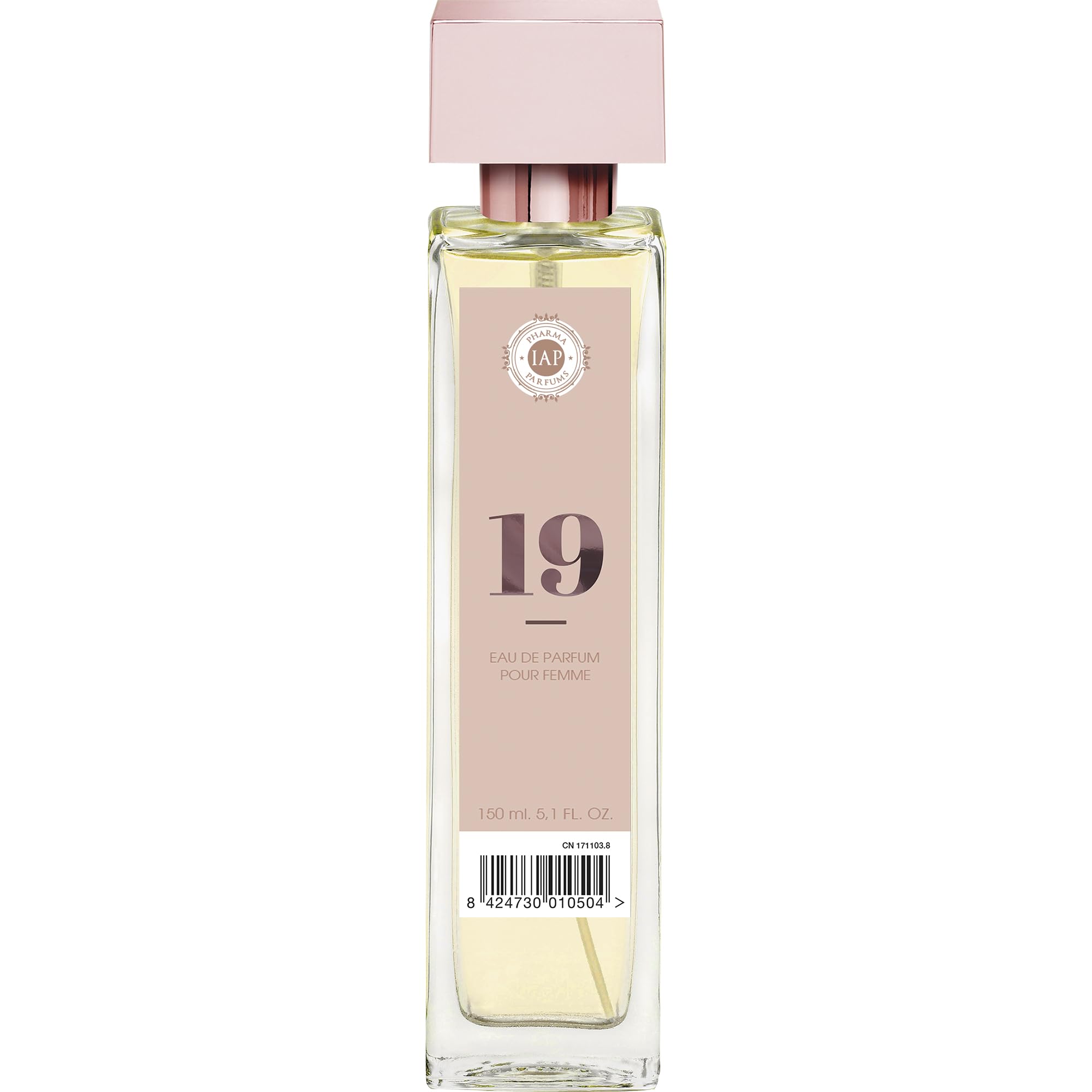 IAP Pharma Parfums nº 19 - Eau de Parfum Floral - Mujer - 150 ml, el embalaje puede variar