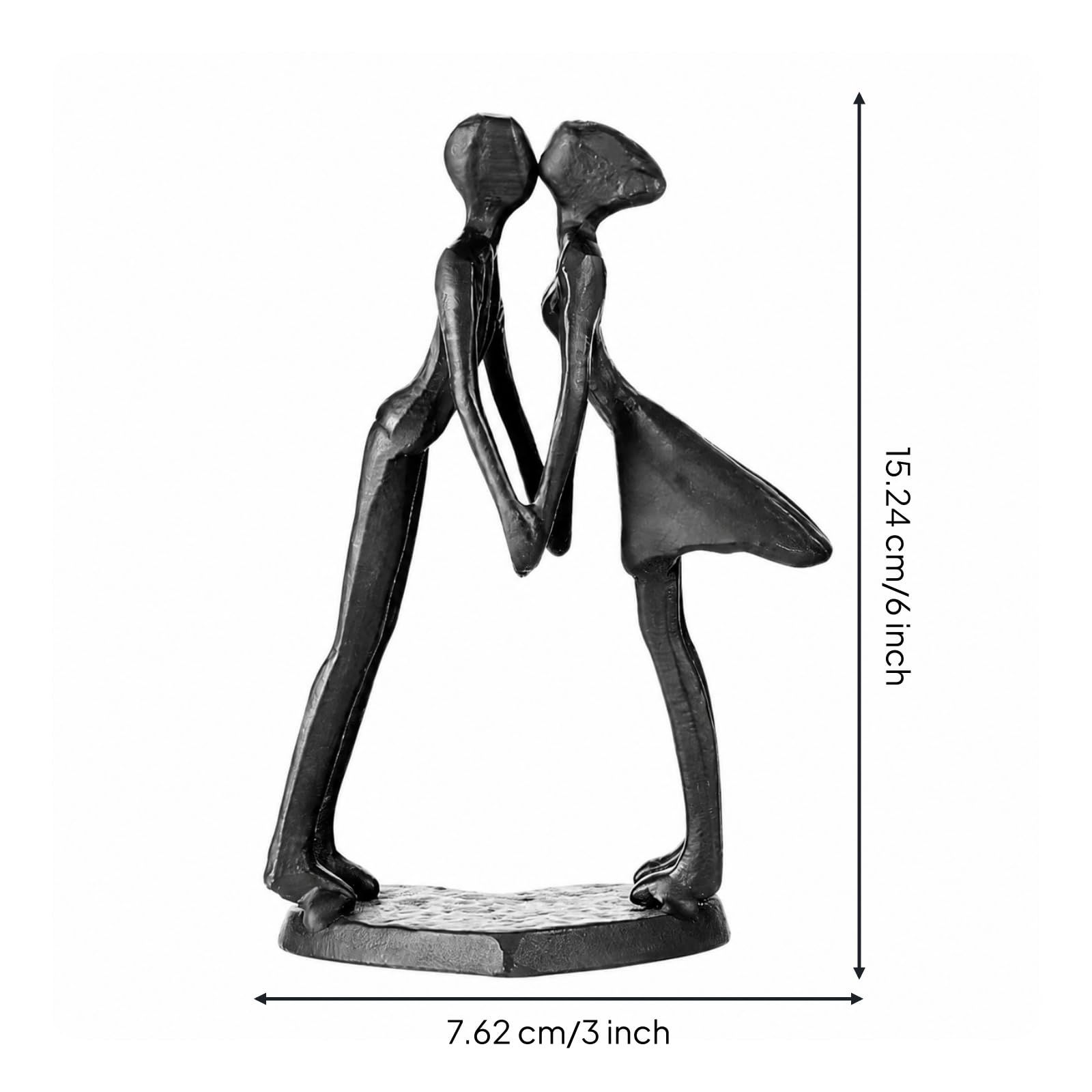 Figura s con Base Plana Elegante