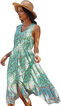 bohemian wrap dress amazon