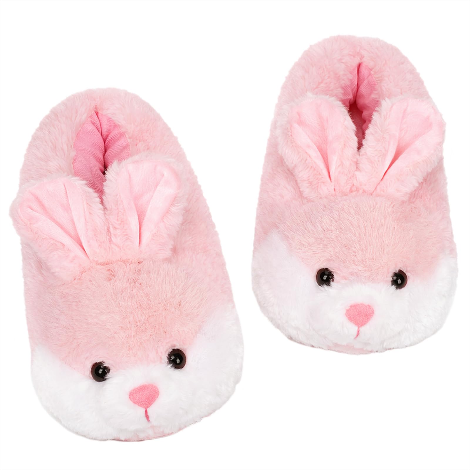 Classic Bunny Slippers - Womens Cute Animal Rabbit Plush Slippers - Funny House Shoes - Easter Thanksgiving Christmas
