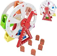 Brinquedo Educativo Criativo De Madeira Minha Roda Gigante Brinqmutti