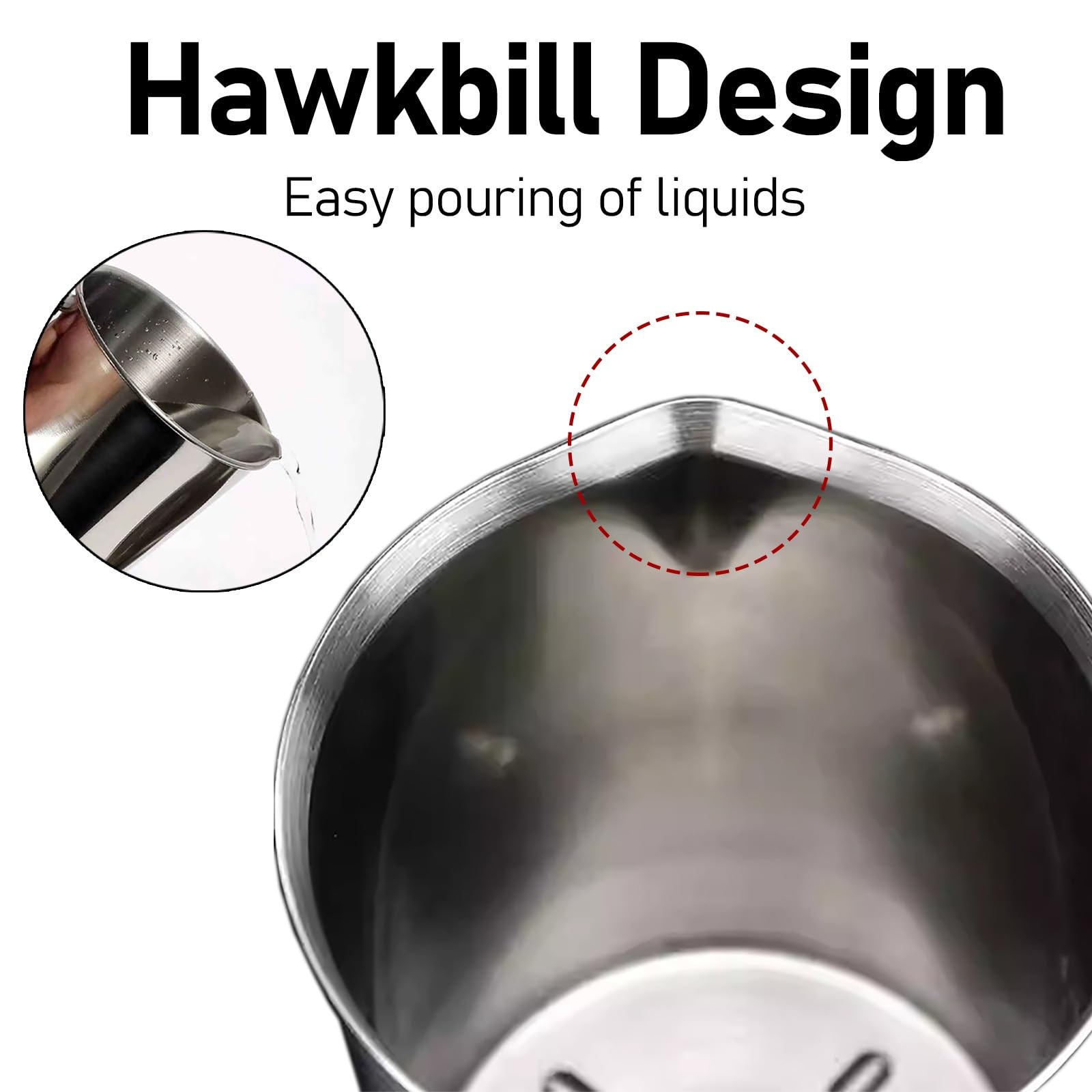 Cucchiaio per campionatore d'acqua in acciaio inossidabile 304, 2000 ml, leggero, contenitore ultra resistente per monitoraggio ambientale e test di qualità dell'acqua