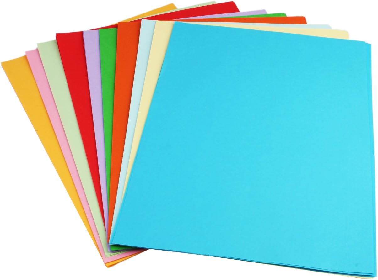 artstreet Premium A4 Color Paper for art & Craft, General Purpose 100 Sheets 10 Mixed Colors 70-80 GSM Craft Paper, Crafting, Multipurpose use, Origami Paper, Printer Paper Copier Paper