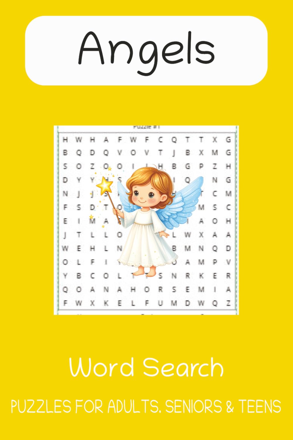 Angels: Word Search Puzzles for Adults, Seniors and Teens