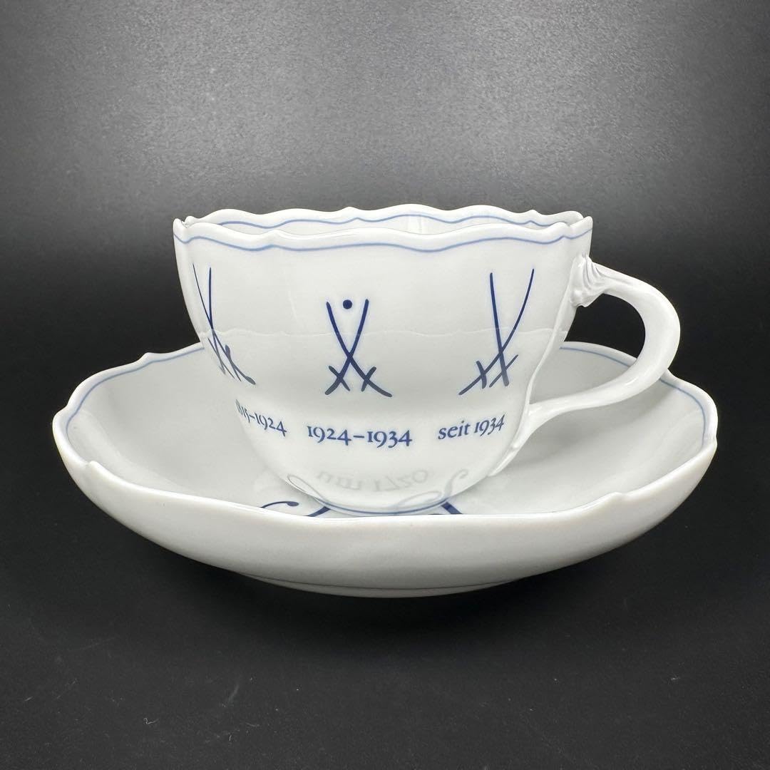 Meissen マイセン　歴代双剣マーク小皿　Aqualinla アクアティンタ Meissen マイセン 歴代双剣マーク小皿 Aqualinla アクアティンタ