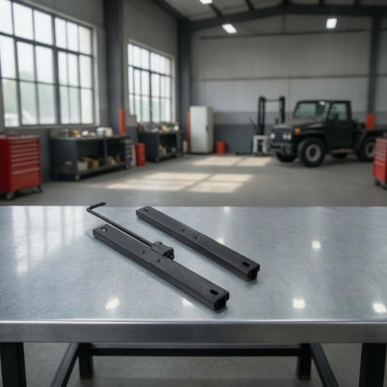 Sitzverstellung mit Verriegelungsgriff verstellbar Sitzgleitschiene stabil Autositz-Gleitschiene für Landwirte, Logistiker, Auto, Nutzfahrzeug, Left Adjustment