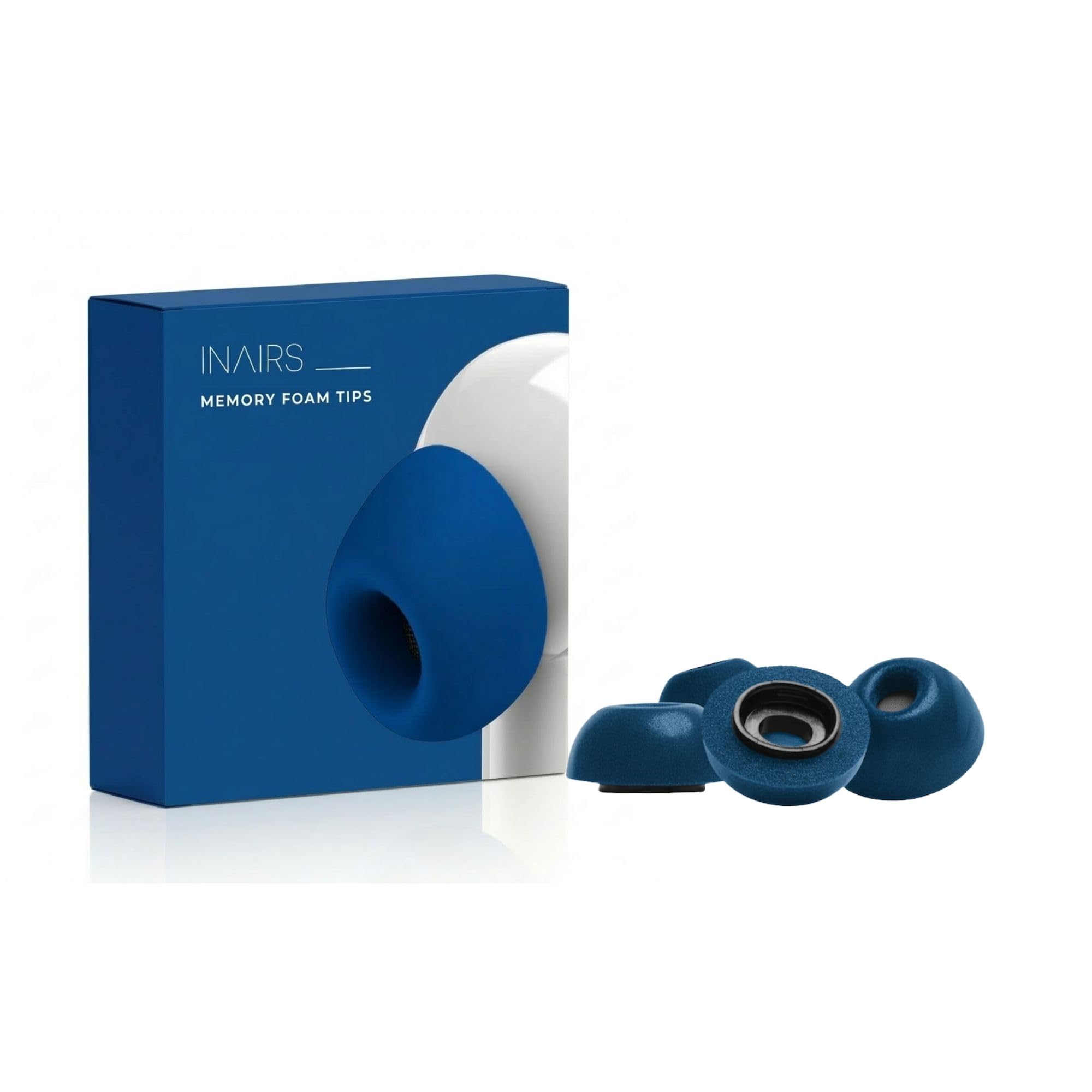 INAIRS Compatible with AirPods Pro 1. & 2. Generation (5 Pairs M) - Dark Blue