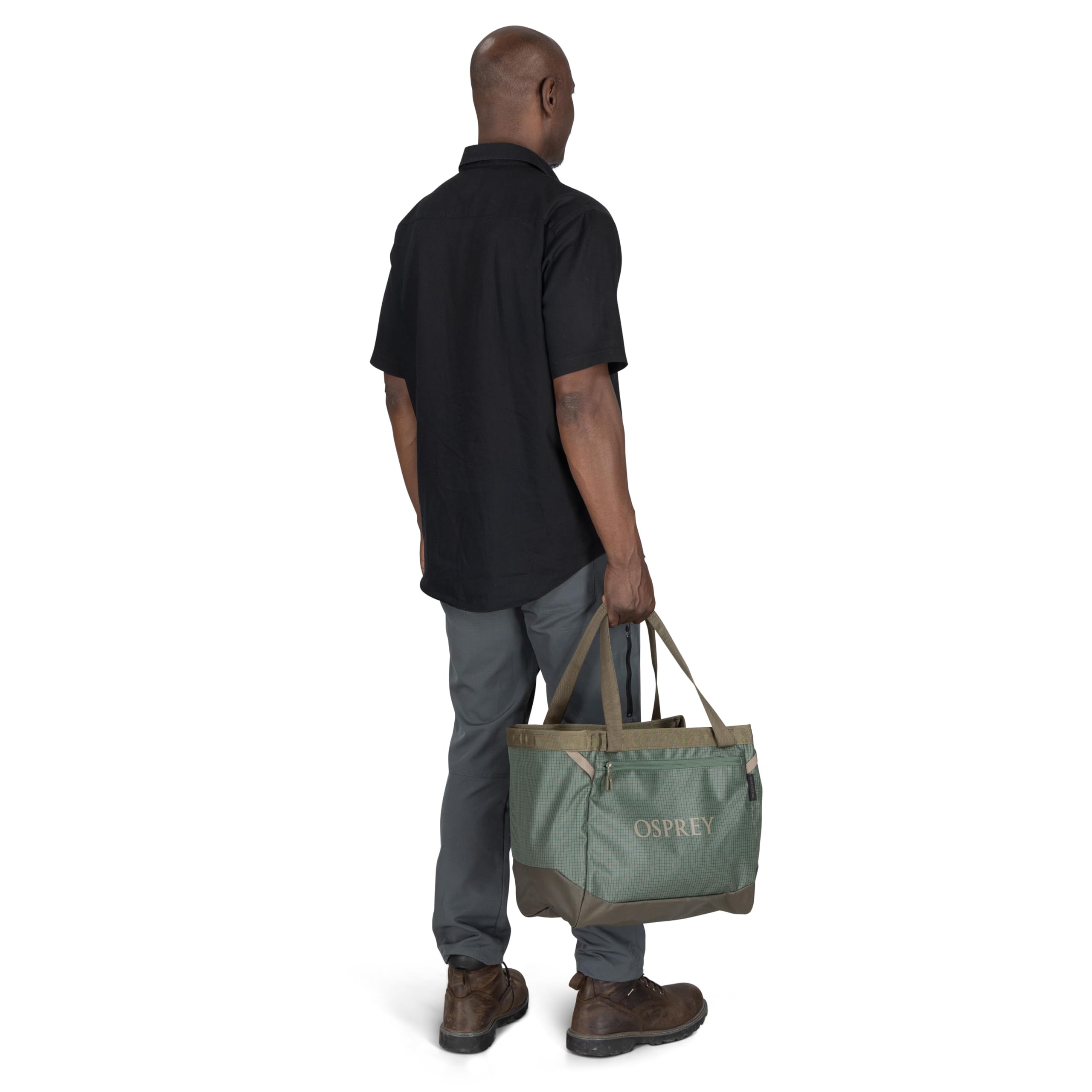 Osprey Unisex Transporter Gear Tote 28 wytrzymała torba do przenoszenia wyposażenia, Niebieski płomień.