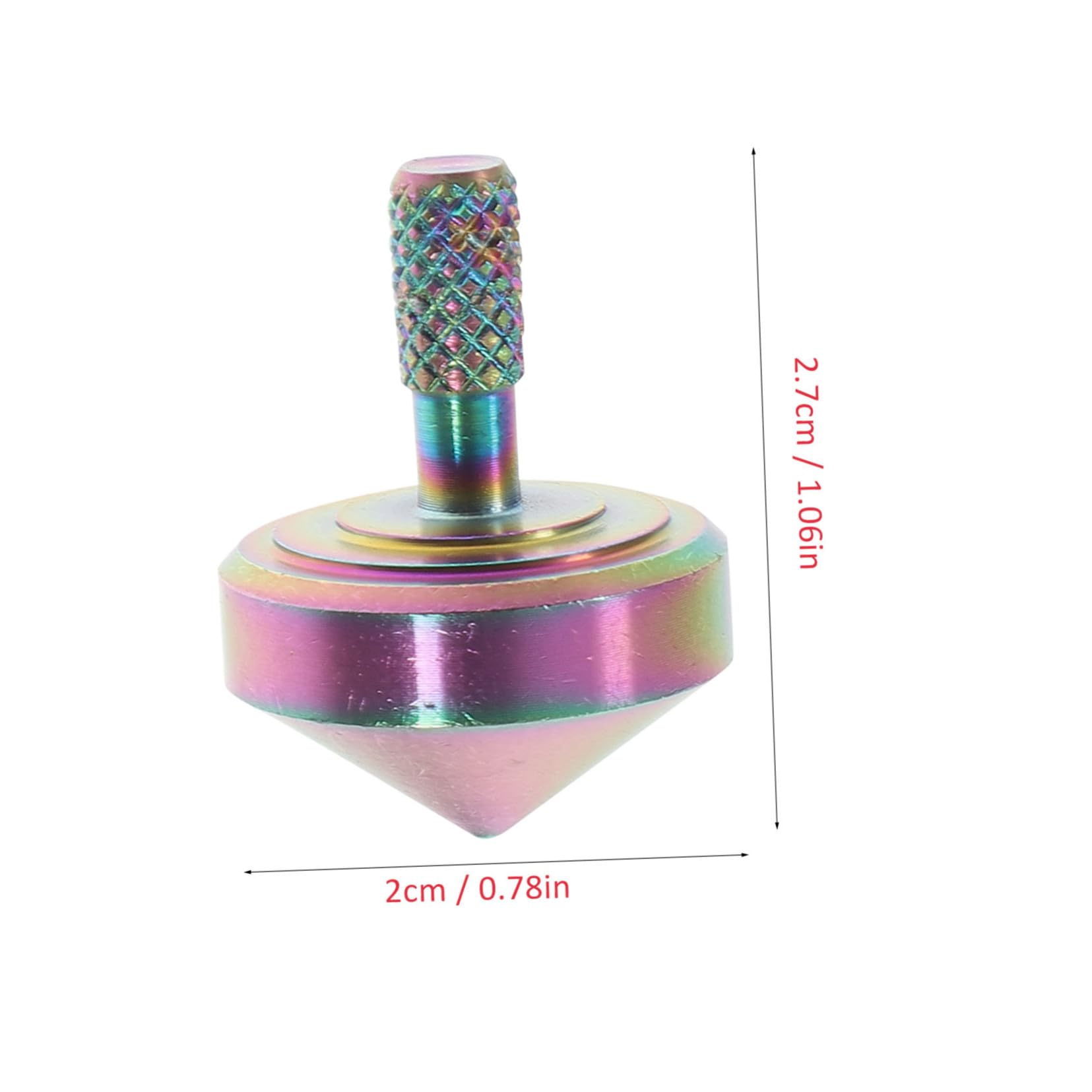 LIOOBO Spinning Top Alloy Toy Gyroscope for Adults Desktop Gyro Toy for Boys and Girls