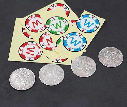 Miniatura 4 de ZQION STC Coin Set Cambio de Monedas Penetrar Monedas Mágicas Trucos Cerca de Monedas Mágicas Trucos de Moneda Accesorios Multiplicar Monedas de