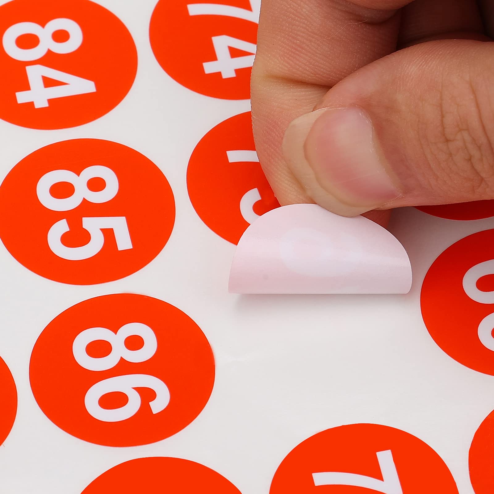 LUTER 10 Sheets Number Stickers 5 Sets Of 1-100 Vinyl - View #3