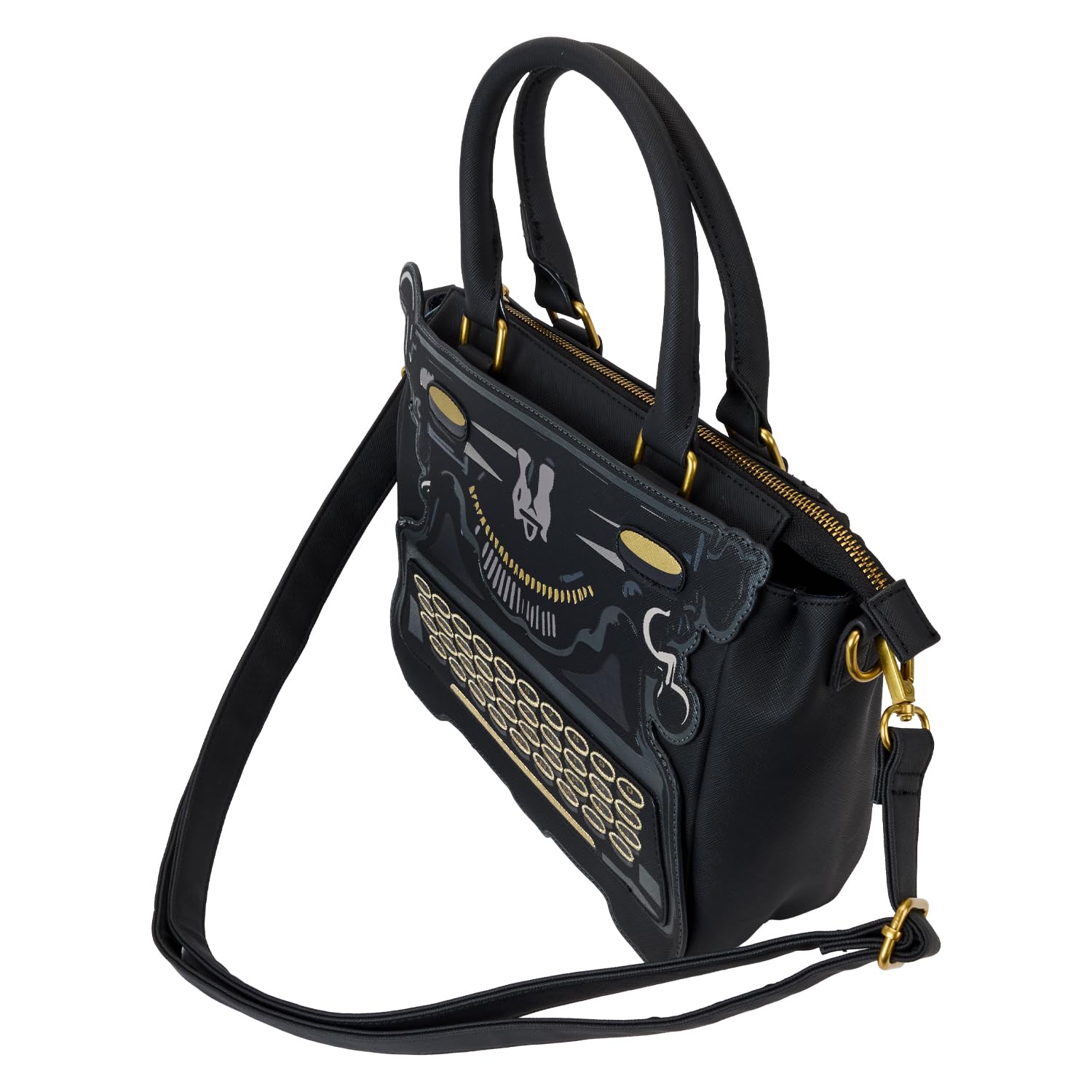Loungefly Bolso cruzado para mujer, multicolor, talla única, miércoles de Addams, oficial