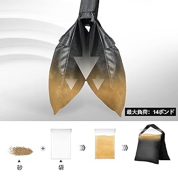 Amazon | EMART サンドバッグスタジオ 砂袋 撮影用 三脚 耐荷重