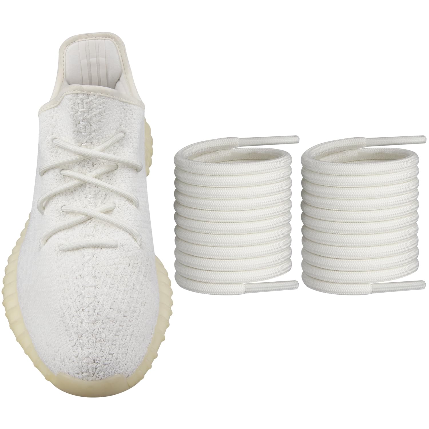 Endoto Sznurówki do Adidas Yeezy 350 Butów, 5MM Sznurowadła Zamiennik Sznurowadeł Zamienne Shoe Laces Replacement Shoelaces