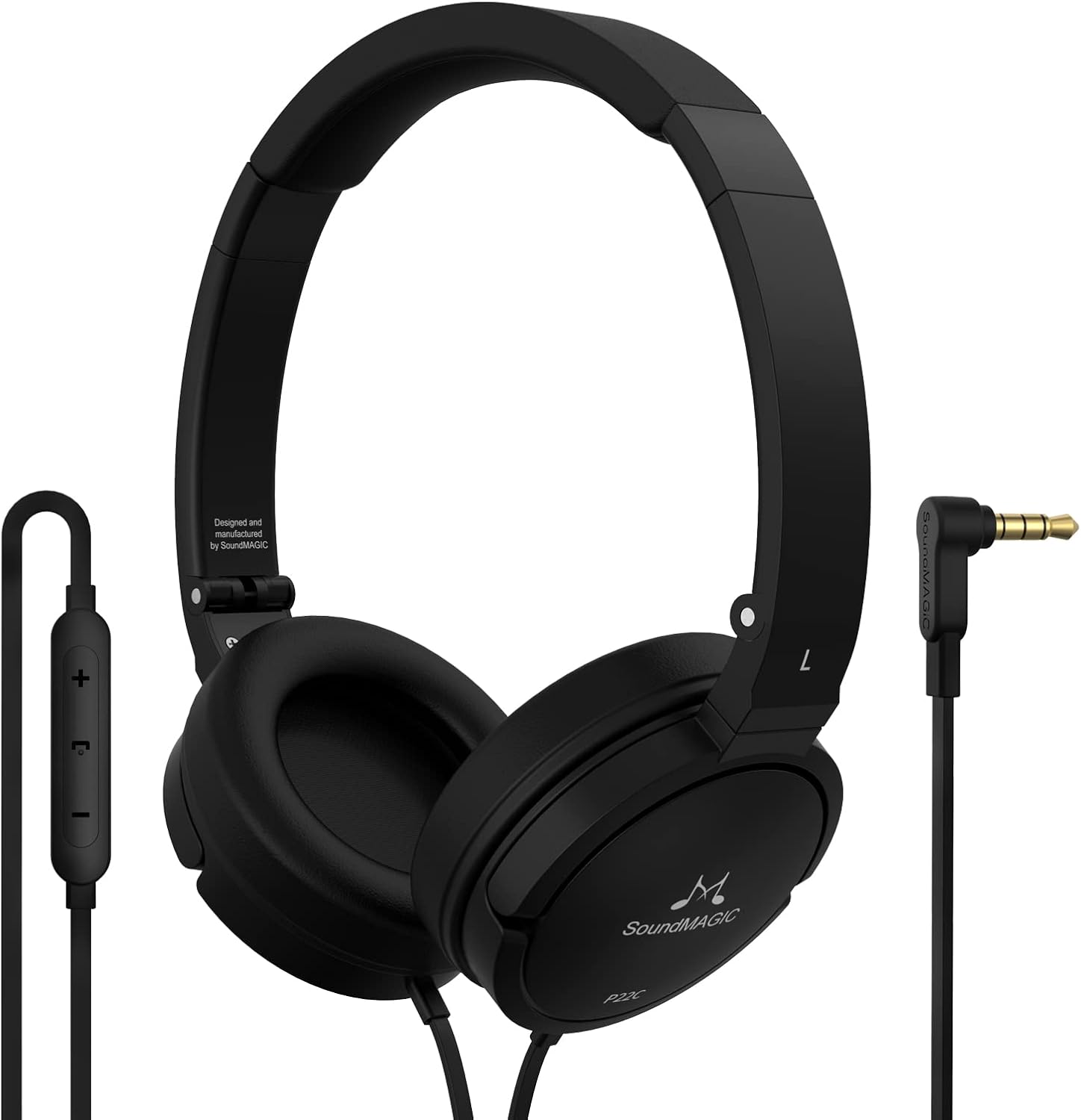 SoundMAGIC P22C Wired On Ear Headphones with Microphone