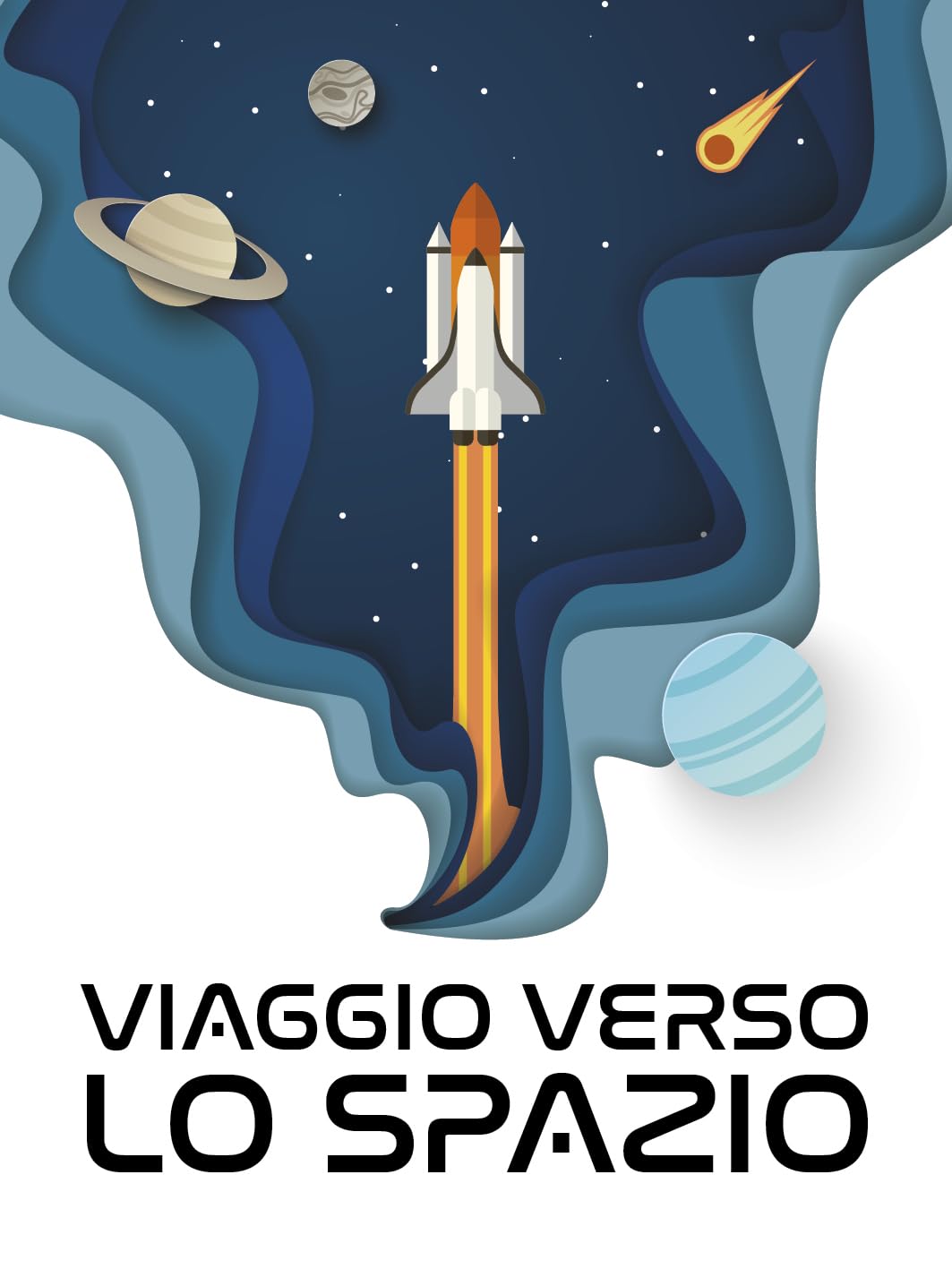 Viaggio verso lo Spazio. Space shuttle 3D