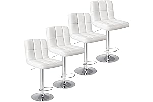 DUMOS Bar Stools Set of 4 - The Perfect Addition to Your Kitchen or Bar