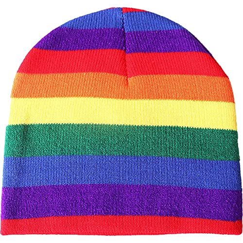 Ericetion Winter Kinder Hut Regenbogen Candy Gestrickter Süßer Hut Unisex...