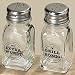 Produktbild 2er Set Salz- und Pfefferstreuer ~ Extrawurst - Grillkönig ~ Salzstreuer Glas