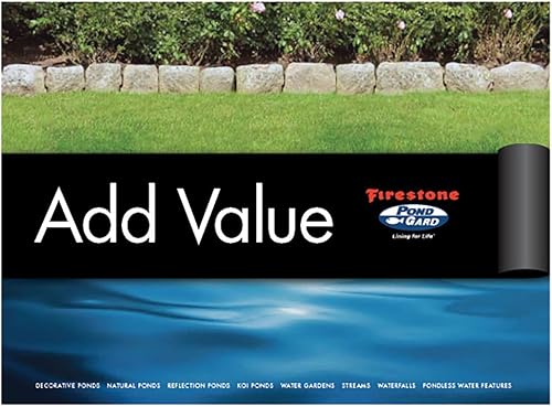 Miniatura 3 de Firestone revestimiento para estanques de goma de EPDM de 45 mil y 15 x 20 pies