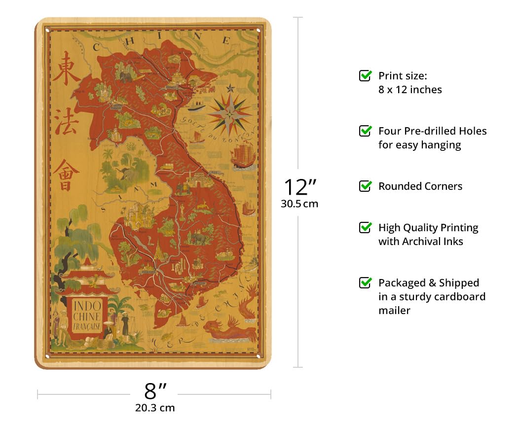 Amazon.com: Indochine Française - French Indochina - Vietnam