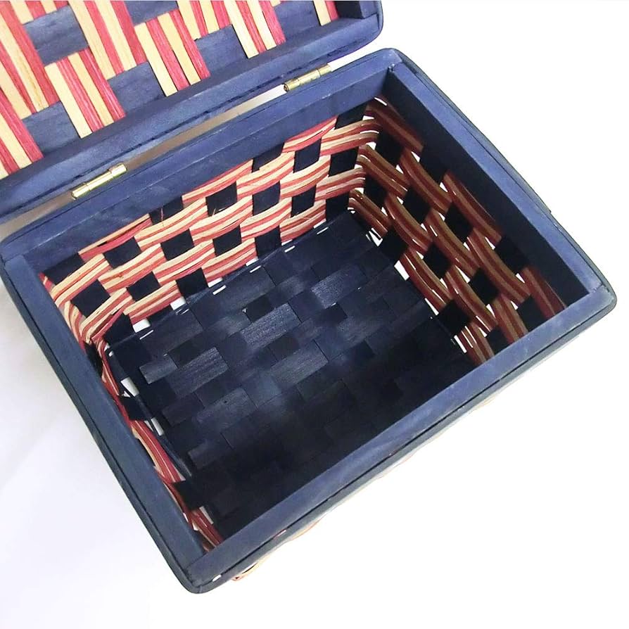 ⭐アメリカンカントリー雑貨♥脚付き木製バスケット✳️りんご