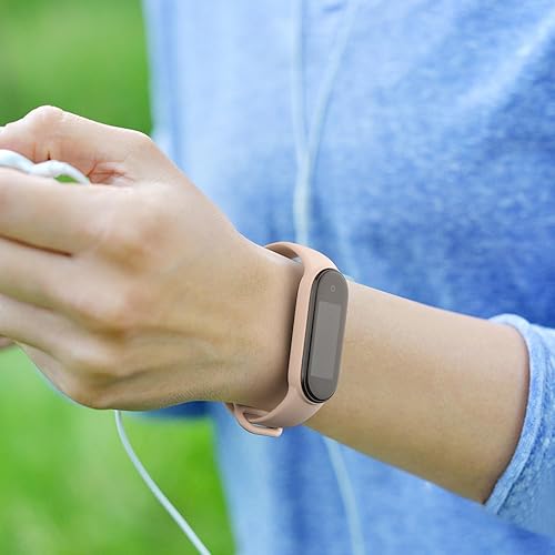 Miniatura 10 de Meliya Bandas para Amazfit Band 5 Correa de repuesto para mujeres y hombres, correa deportiva de silicona suave compatible con Amazfit Band 5