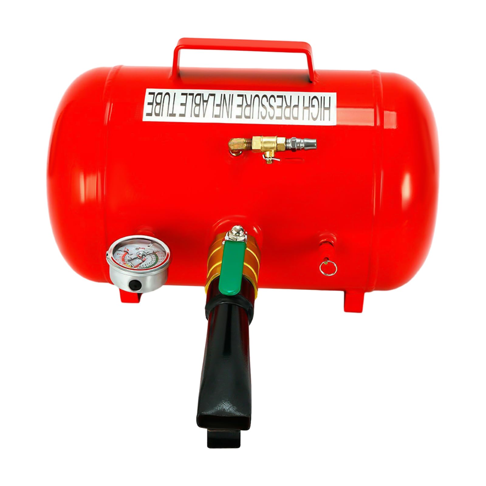 20L Tyre Inflator Ruedas Coche con Manómetro de Presión de Aire Preciso, Talonador de Neumaticos Air Blaster Booster Tool Tyre