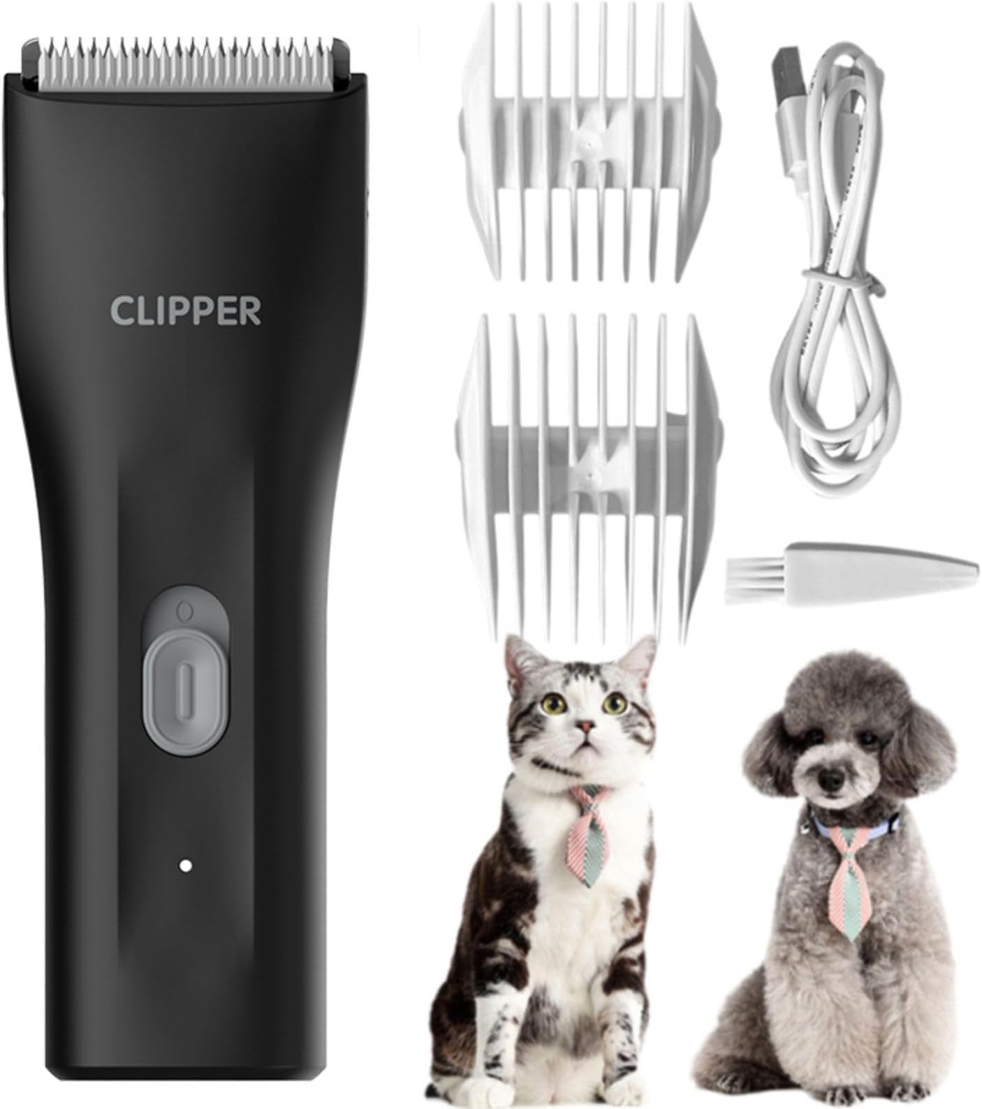 Dog Grooming Kit Clipper for Thick Coat Low Noise Cordless