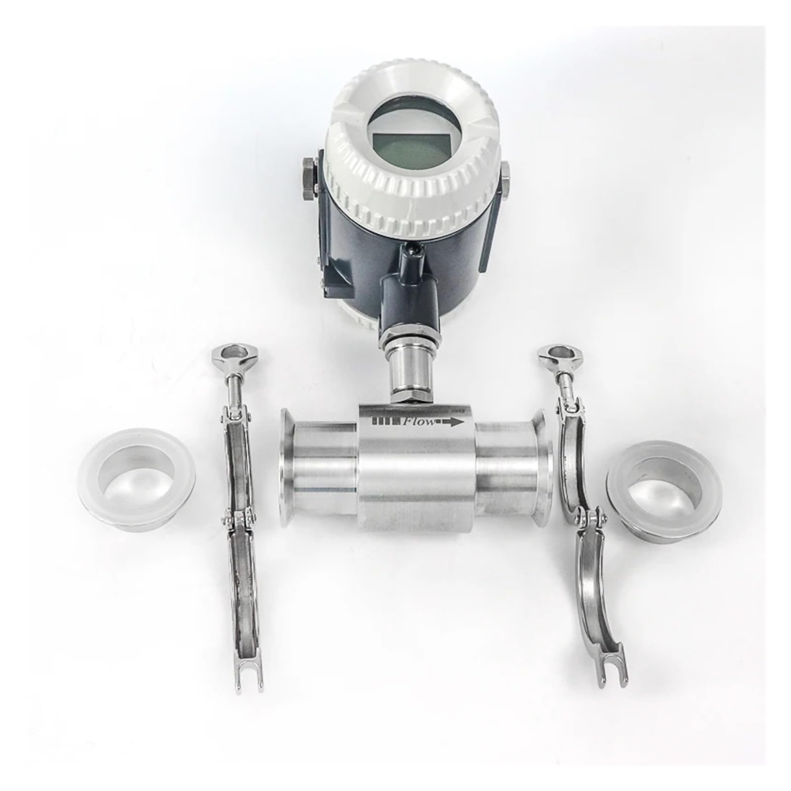 Sensor de flujo de turbina for gas natural/aceite de palma crudo, sensor de flujo electromagnético de 24 V con pantalla LCD. Garantizar la estabilidad(DN25)