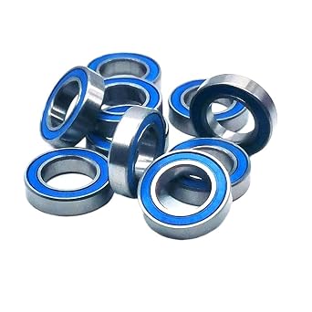 6801RS Bearing ABEC-7 10PCS 12 * 21 * 5 mm Thin Section 6801-2RS Ball Bearings 61801 RS 6801 2RS with Blue Sealed L-2112DD