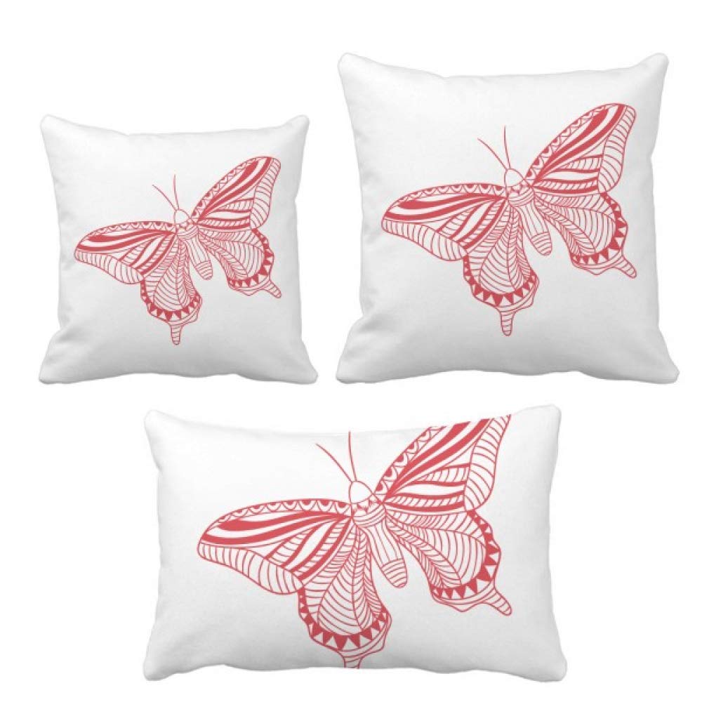 Papillon Rose coussin DIYthinker pour un salon cocooning et zen